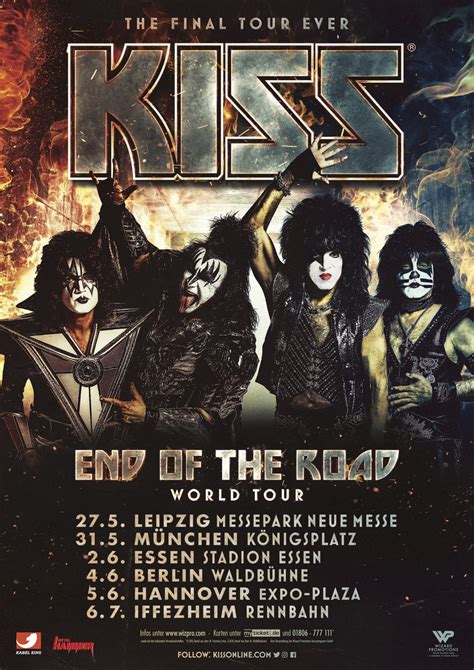 Kiss End Of The Road World Tour 2019 Darkstarsde Event Tipp