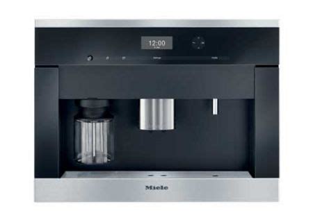 Why choose plumbed coffee makers? Miele 24" Plumbed Built-In Coffee System - CVA6405SS