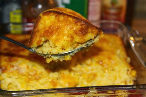 Fried cornbread and eggs is a great way to use leftover or excess cornbread for the next morning's breakfast. For the Love of Food: Sweet Corn Spoonbread Casserole