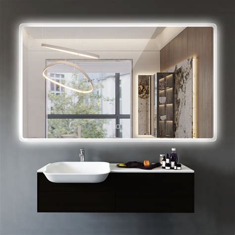 Illuminated Bathroom Mirrors With Demister Rispa