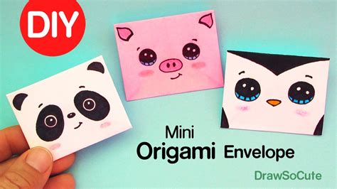 How To Make A Mini Origami Envelope Super Easy Youtube