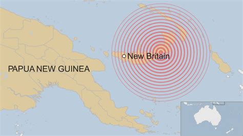 Papua New Guinea Earthquake Strong Tremor Off New Britain Island Bbc News