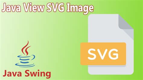 How To View Svg Image In Java Swing Youtube