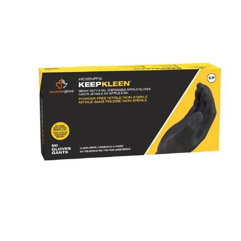 7,360 nitrile gloves manufacturer products are offered for sale by suppliers on alibaba.com, of which safety gloves. SUPERIOR RD8BNPF12 - KEEPKLEEN®BLACK 8 MIL 12" POWDER-FREE DISPOSABLE NITRILE GLOVES ...