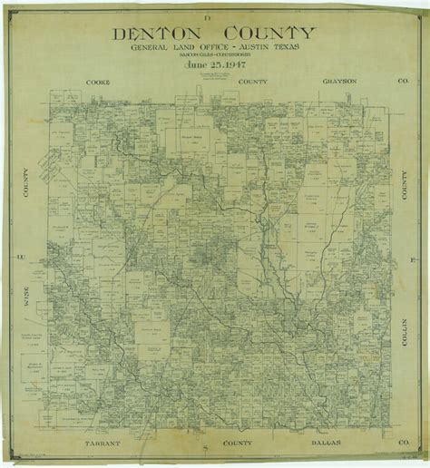 Denton County 1817 Denton County General Map Collection 1817