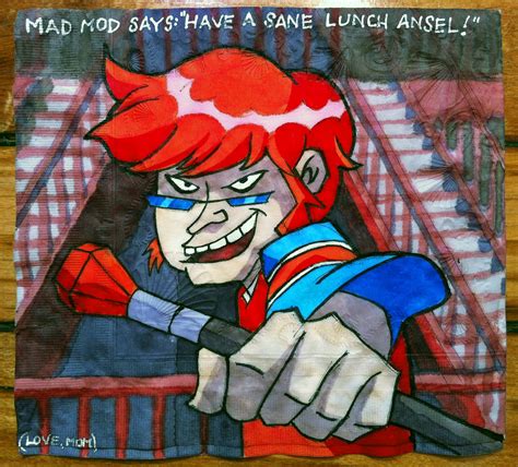 Daily Napkins Mad Mod From Teen Titans For Ansel