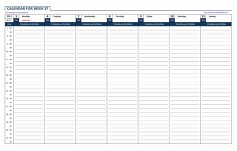 Calendar Week On Excel Calendar Printables Free Templates