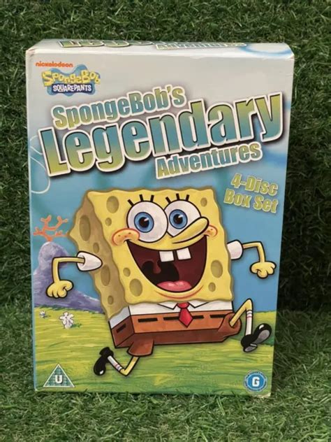 Spongebob Squarepants Legendary Adventures Boxset Dvd 4x Dvds 1002