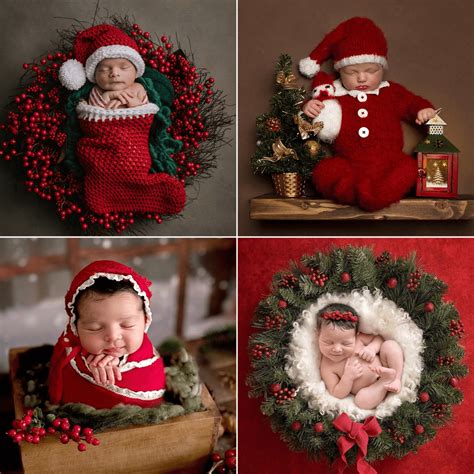 Newborn Baby Christmas Photo Ideas