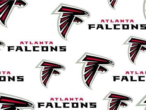 Nfl Logo Atlanta Falcons 60 6209 White