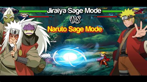 Jiraiya Sage Mode Vs Naruto Sage Mode Bleach Vs Naruto