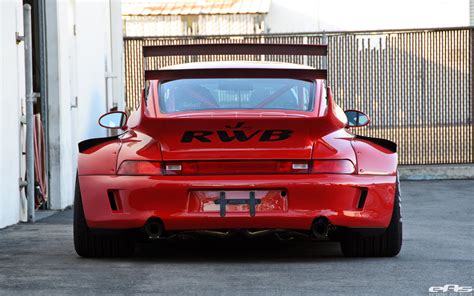 Porsche 993 Wide Body Rauh Welt Begriff Los Angeles
