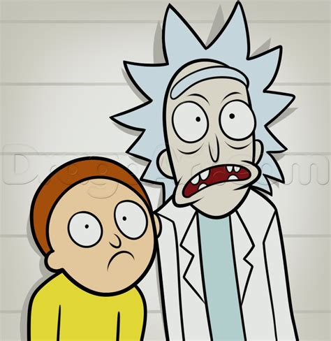 How To Draw Rick And Morty Characters At How To Draw