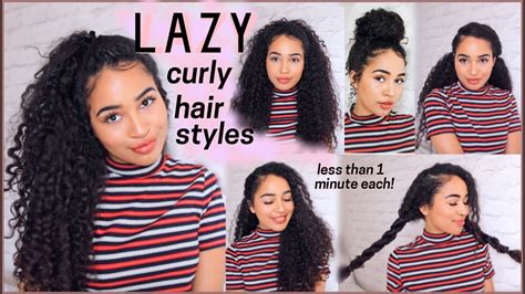 It's time to embrace your curls. 9 OF THE BEST CURLY HAIRSTYLES FOR PEOPLE WHO ARE AS LAZY ...