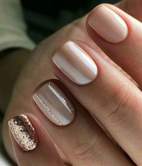 Gorgeous Rose Gold Nail Design Summer For Pretty Brides Gold Nail Designs Rose Gold Nails