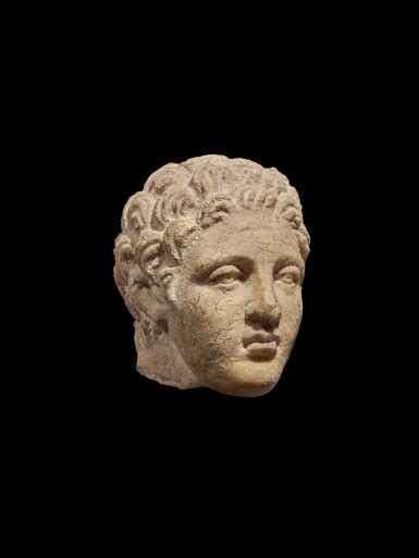 A Roman Marble Head Of A Youth Circa 2nd3rd Century Ad Ancient