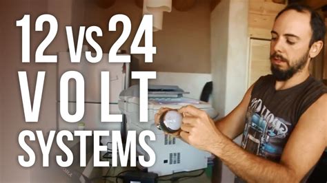 For example, say you have a 24 volt nominal system and an inverter powering a load of 3 amps, 120vac, which has a duty cycle of 4 hours per day. 12 vs 24 Volt Solar Systems - YouTube