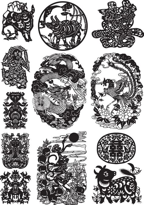 Oriental Graphics Set Royalty Free Stock Image Storyblocks