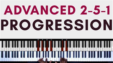 Advanced 251 Chord Progression Gospel Piano Tutorial Youtube