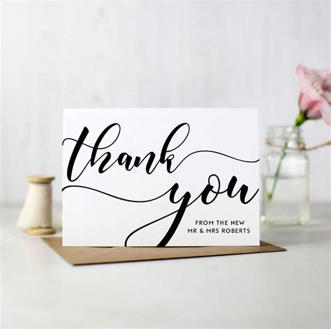Thank You Cards What’s The Etiquette — Nk Bride