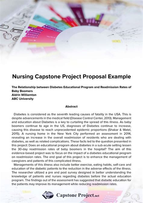 nursing capstone project proposal examplepdf docdroid