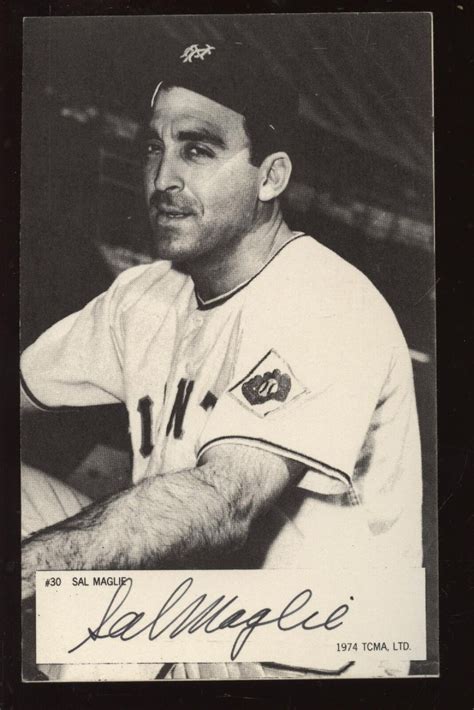1974 Tcma Baseball Card Sal Maglie New York Giants Autographed Exmt Ebay