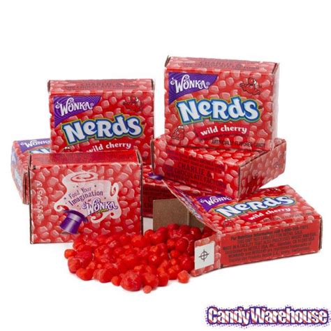 Red Wild Cherry Nerds Candy Packs 800 Piece Case Nerds Candy Candy