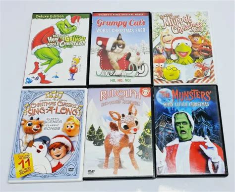 Childrens Christmas Movie Dvd 6 Lot Free Shipping 1999 Picclick