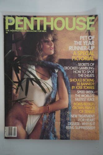 Penthouse Magazine February Susan Napoli Centerfold Cover Boris