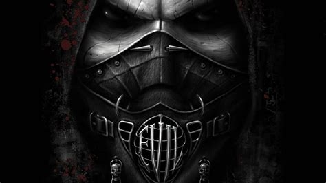 Dark Horror Mask Evil Gothic Face Eyes Wallpaper