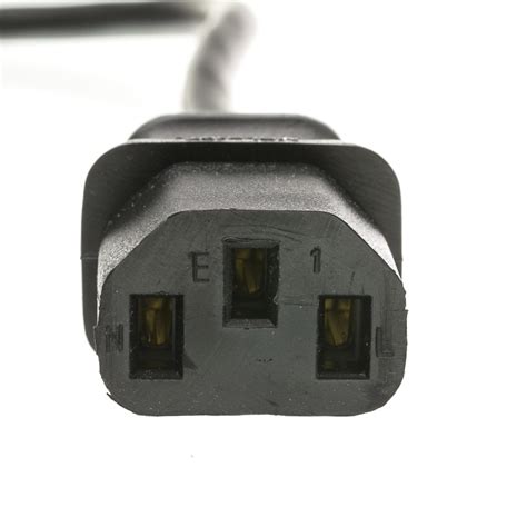 To avoid electrical shock, always use the power cord and plug with a properly grounded outlet. Computer/Monitor Power Extension Cord, C13 to C14, 10A, 25ft