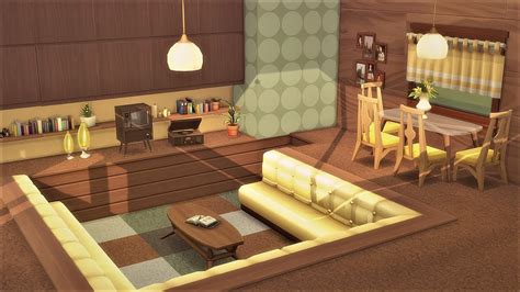 How To Build A Sunken Living Room Sims 4