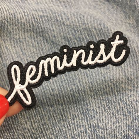 Feminist Patch Feminist Patch Iron On Embroidered Patches