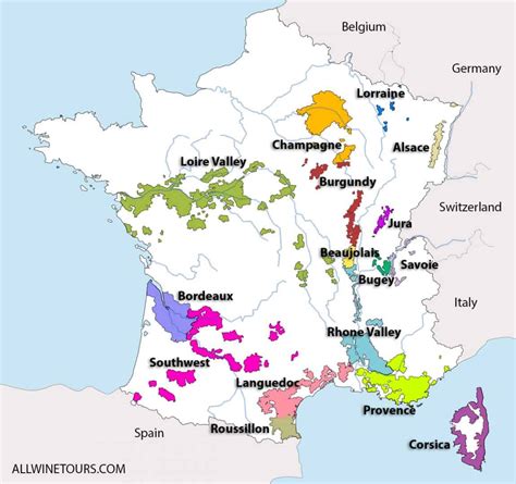 Map Of Bordeaux Wineries Medoc Saint Emilion Pessac Leognan