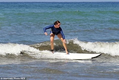 Brooke Shields Is Poise Perfect As She Shows Off Her Surfing Skills In