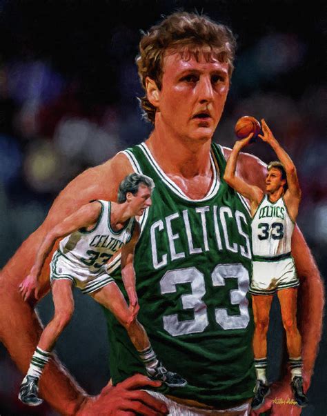 Larry Bird Boston Celtics Boston Garden Nba Basketball Art Collage