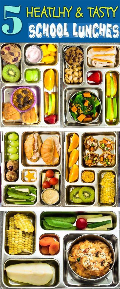 5 Easy Healthy And Delicious Lunches For Back To School With Tons Of