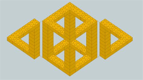 Lego Block Illusion 3d Warehouse