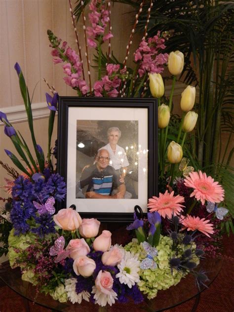Make your grandma smile with a beautiful flower arrangement. Grandma and Grandpa photo with gorgeous garden flower ...