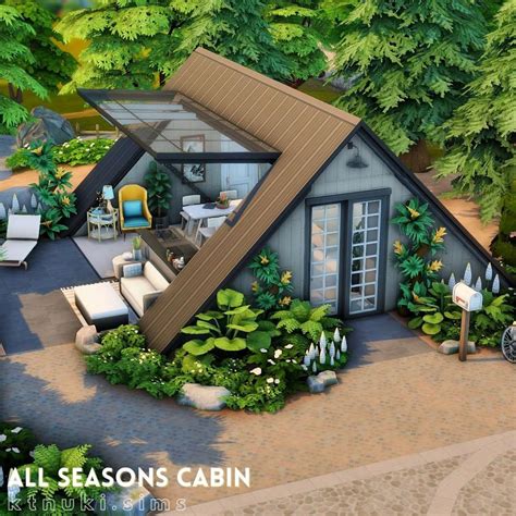 Ts4 House The Sims 4 All Seasons Cabin