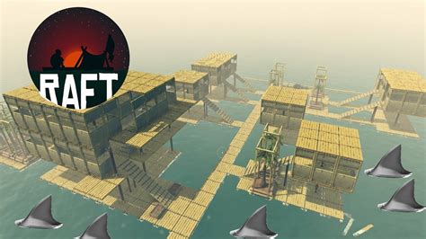 Shark Watch Tower Built In Biggest Raft City Ever Multi Level Housing