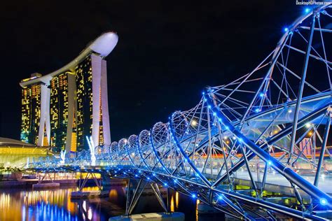 Helix Bridge Singapore Photos Holiday In Singapore Tourism In
