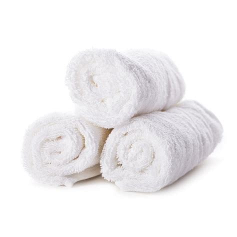 Hotel Wash Cloth 100 Cotton Set Of 3 Pcs White 30 X 30 Cm