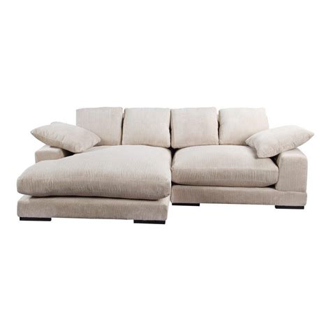 Plunge Corduroy Sectional Fabric Sofa Couch Furniture City Home