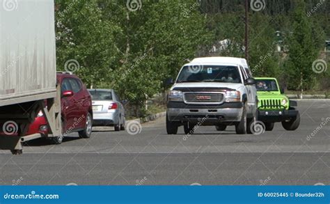 A Busy Grocery Store Parking Lot In The Yukon Stock Video Video Of