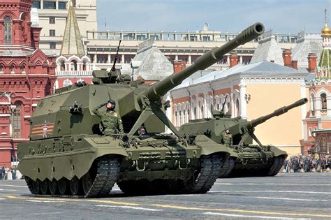 152 Mm52 2s35 Koalitsiya Sv Russian Self Propelled Howitzer