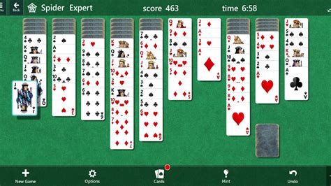 Playing Spider Solitaire On Expert Youtube
