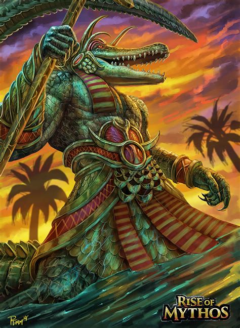 Sobek By Ptimm On Deviantart Egyptian Mythology Ancient Egyptian