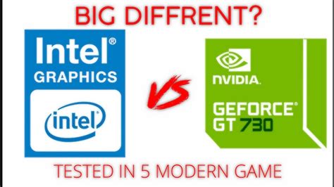 Intel Hd 2500 Vs Nvidia Gt 730 Ddr5 Ft I3 3240 Youtube