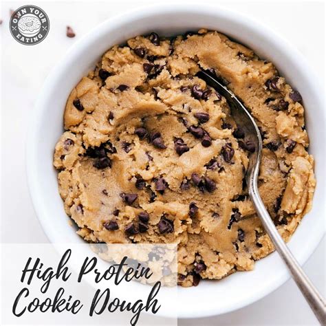 High Protein Cookie Dough Recipe Own Your Eating With Jason And Roz